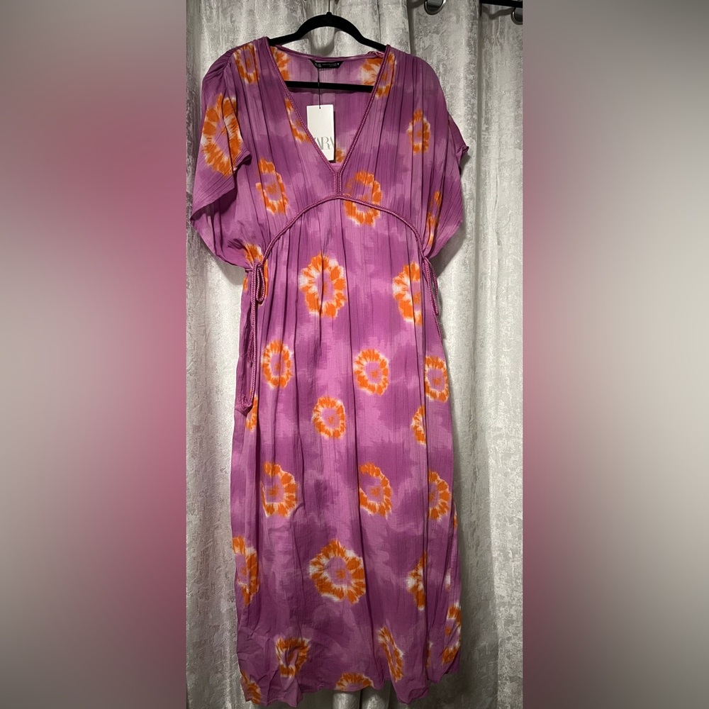 NWT ZARA Dress size Medium/ Large Boho Beach Ready